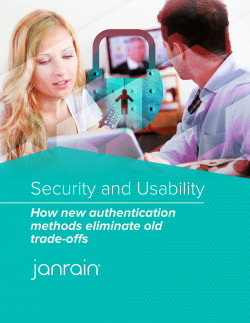 Security and Usability
