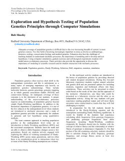 ABLE Workshop paper - Radford University