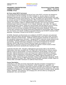 program concentration