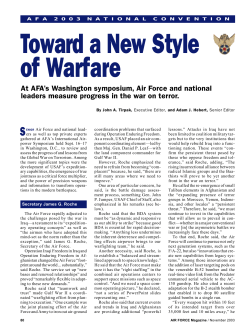 Toward a New Style of Warfare
