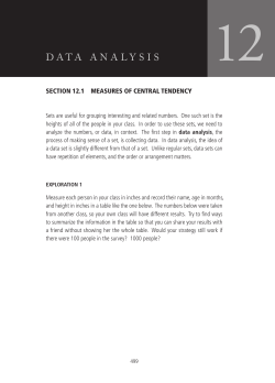 DATA ANALYSIS