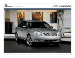 08 Mercury Sable - Thoroughbred Ford