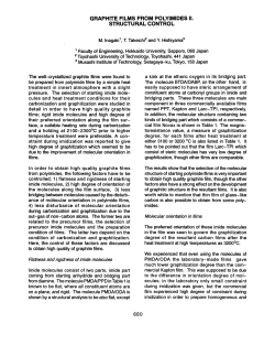 Graphite Films from Polyimides II. Structural Control