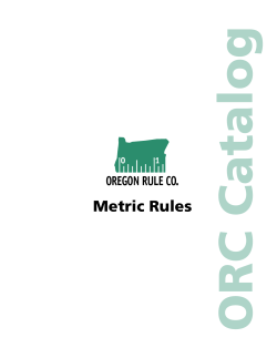 Metric Rules