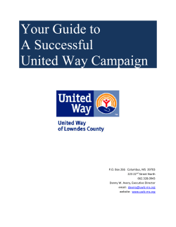 Employee Campaign Chair Handbook
