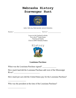 Nebraska History Scavenger Hunt