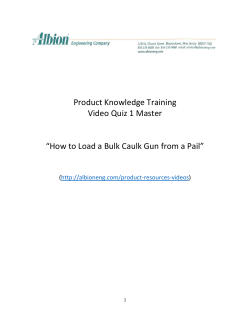 How to Load a Bulk Caulk Gun from a Pail