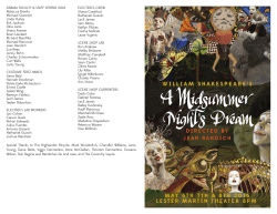 A midsummer Night`s Dream