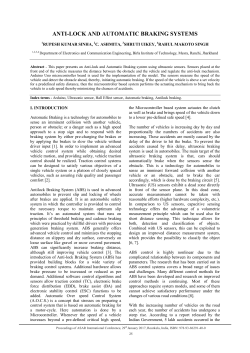 anti-lock and automatic braking systems