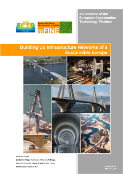 Building Up Infrastructure Networks of a Sustainable Europe