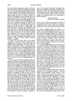 1222 Reviews of Books the Carlist political organization centered in