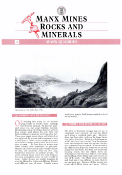 manx mines rocks and minerals 4 manx quarries
