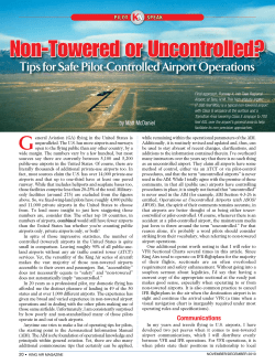 Non-Towered or Uncontrolled? - Progressive Aviation Services