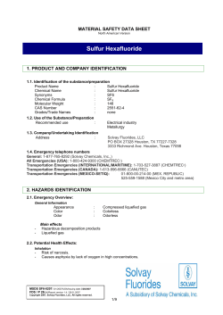 Sulfur Hexafluoride