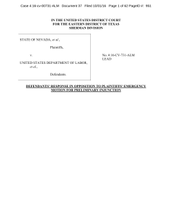 deny a request for emergency injunction