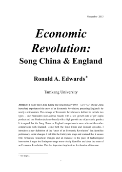 Economic Revolution:
