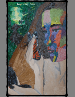 Knowing Your Place, `Zine I - California State University Stanislaus