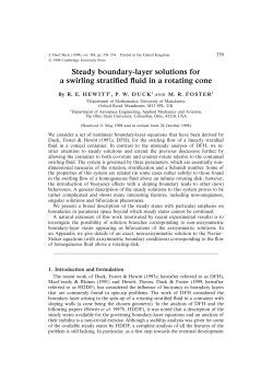 Steady boundary-layer solutions for a swirling stratified fluid in a