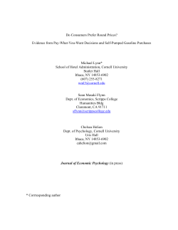 Do Consumers Prefer Round Prices? Evidence from Pay-What