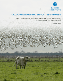 California Farm Water Success Stories