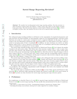 Sorted Range Reporting Revisited