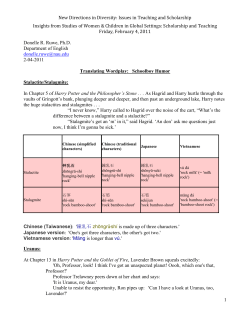 New Directions in Diversity: Issues in Teaching