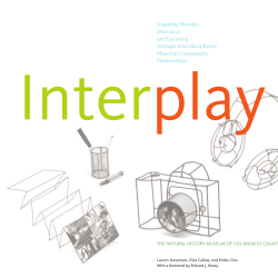 Inspiring Wonder, Discovery, and Learning through Interdisciplinary