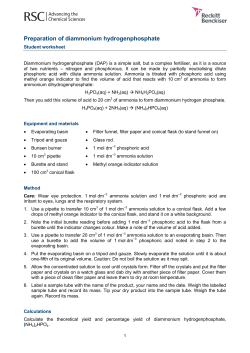 Preparation of diammonium hydrogenphosphate