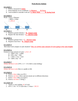 Food Chains and Work Test Review KEY