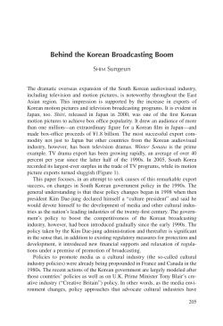 Behind the Korean Broadcasting Boom
