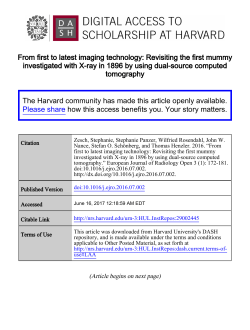 From first to latest imaging technology: Revisiting the first mummy