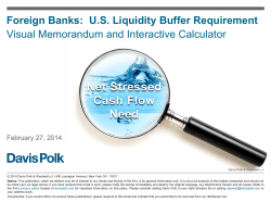 US Liquidity Buffer Requirement