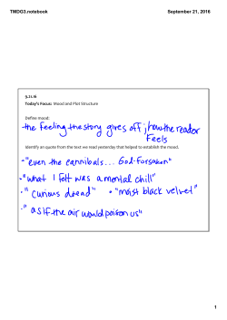 Mood and Plot Structure