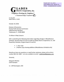 G !e~C~p~ative, Inc. - Florida Public Service Commission