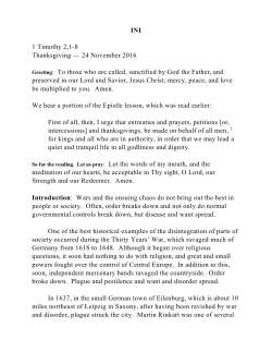 November 24, 2016 - St. Stephen Lutheran Church