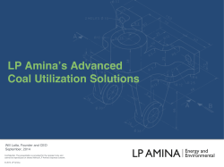LP Amina`s Advanced Coal Utilization Solutions - US