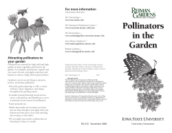 Pollinators in the Garden - Extension Store