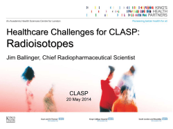 Radioisotopes - James Ballinger