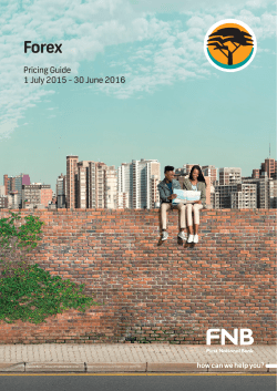 Pricing Guide 1 July 2015 - 30 June 2016