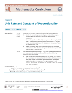 New York State Common Core Mathematics Curriculum