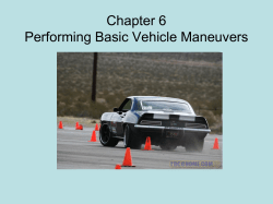 Performing Basic Vehicle Maneuvers