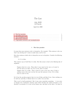 The Liar