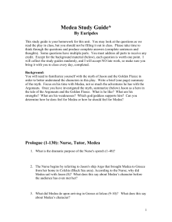 Medea Study Guide