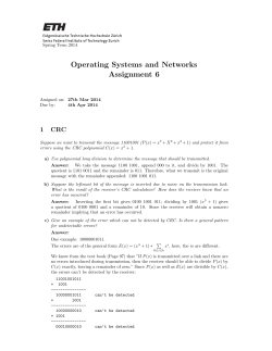 Operating Systems and Networks Assignment 6