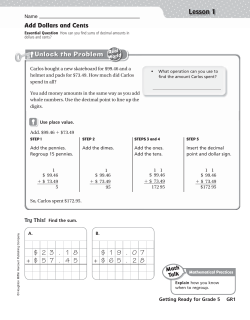 Getting Ready for 5th Grade