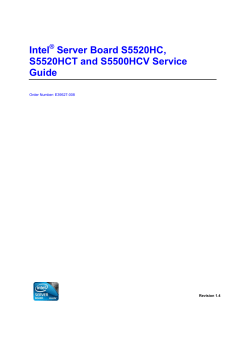 E39527-008 S5520HC S5500HCV Service Guide