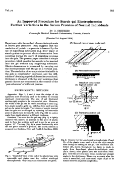 An Improved Procedure for Starch-gel Electrophoresis