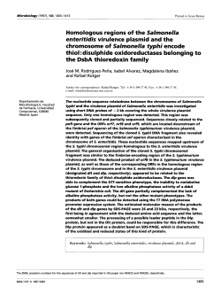 disulphide oxidoreductases belonging to the DsbA