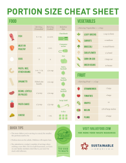 portion size cheat sheet