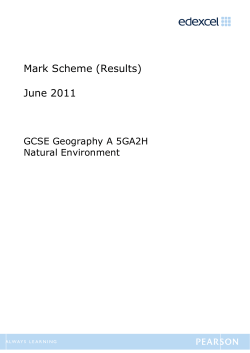 Mark Scheme - Edexcel